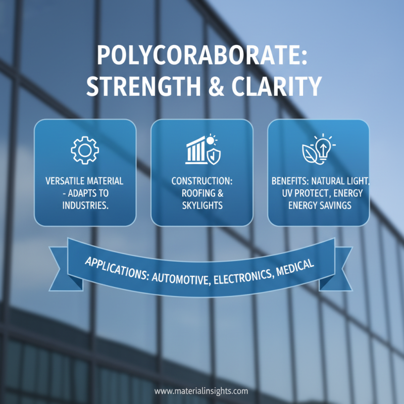 What is transparent polycarbonate and its applications?