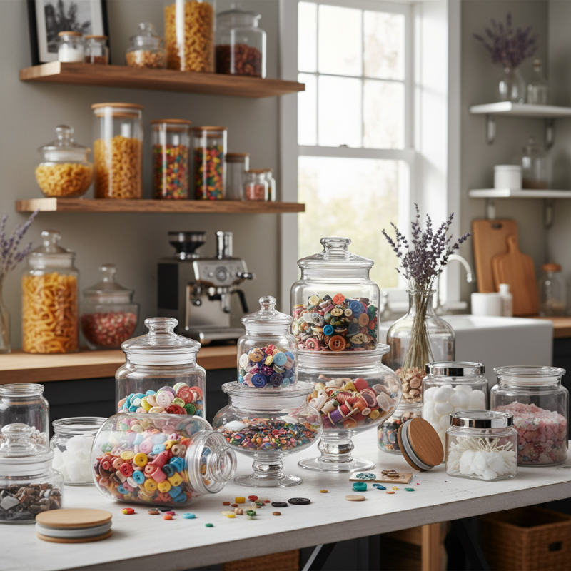 How to Use Clear Glass Jars for Organizing and Styling Your Home?
