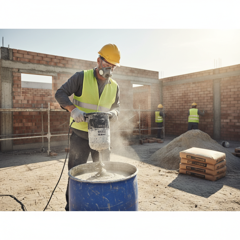 What is Mixing Mortar With Paddle Mixer Techniques and Benefits?