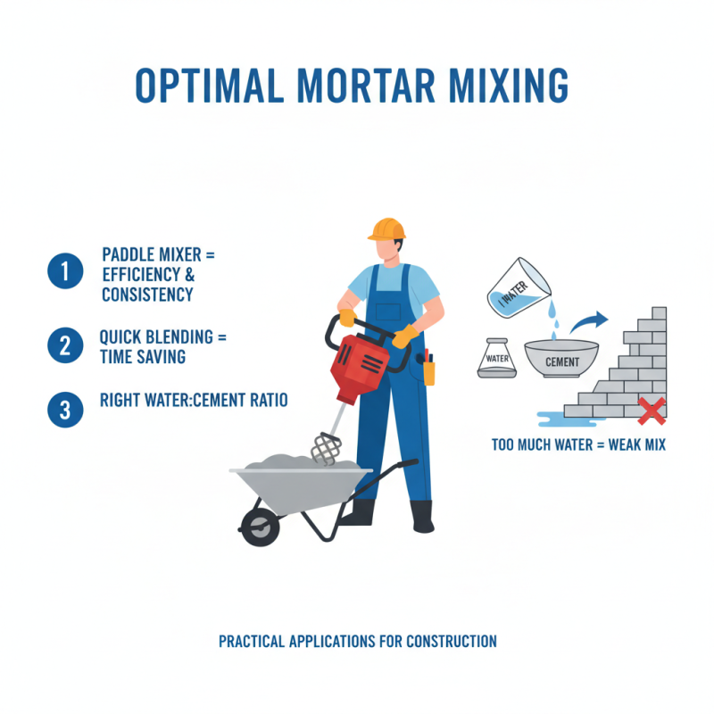 What is Mixing Mortar With Paddle Mixer Techniques and Benefits?
