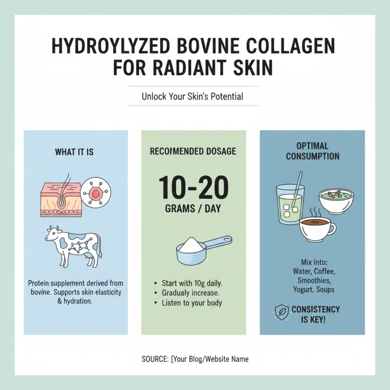 How to Use Hydrolyzed Bovine Collagen Powder for Better Skin?