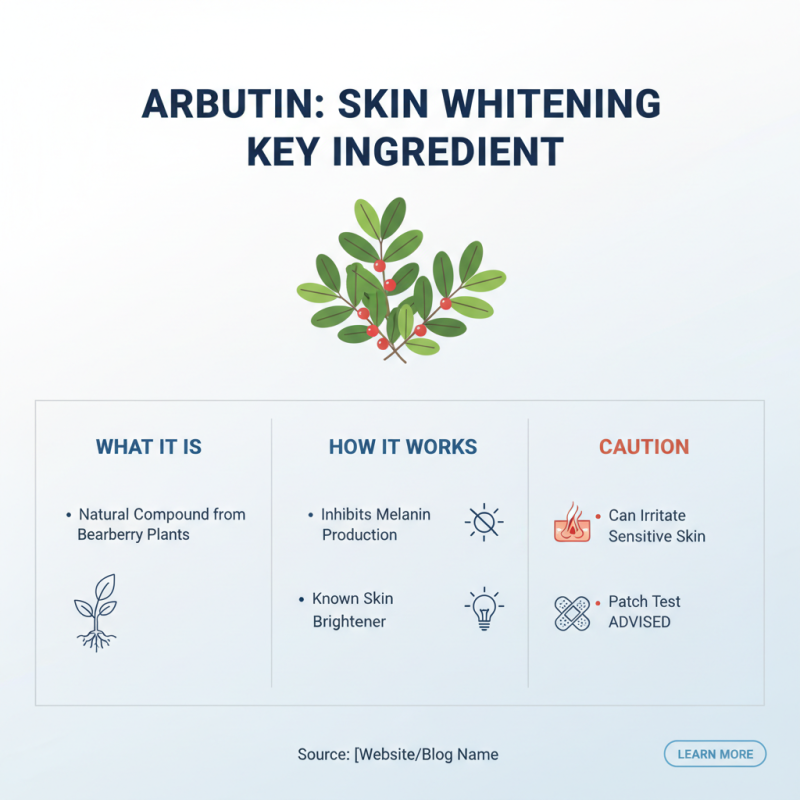 Top Skin Whitening Raw Materials for 2026 What Should You Know