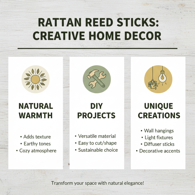How to Use Rattan Reed Sticks for Home Decor?