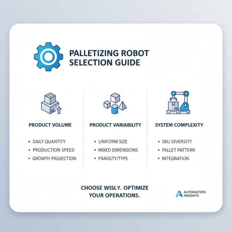 How to Choose the Best Fanuc Palletizing Robot for Your Business Needs?