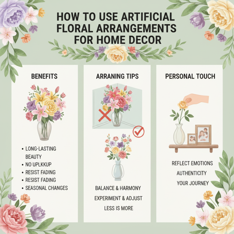 How to Use Artificial Floral Arrangements For Home Decor?