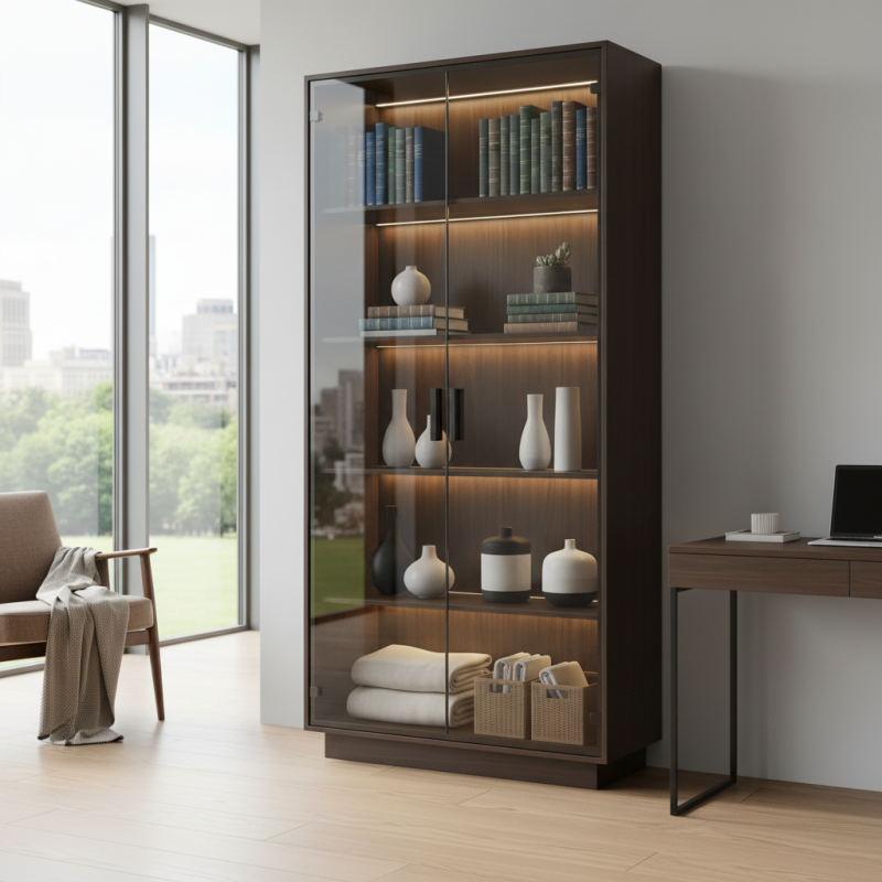 What is a Glass Door Storage Cabinet and How to Choose One?