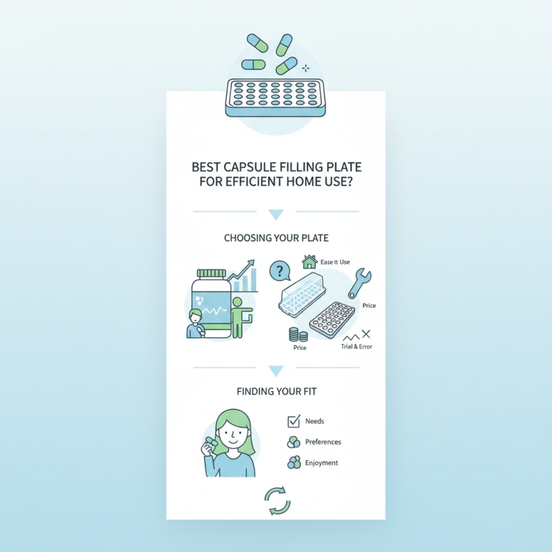 Best Capsule Filling Plate for Efficient Home Use?