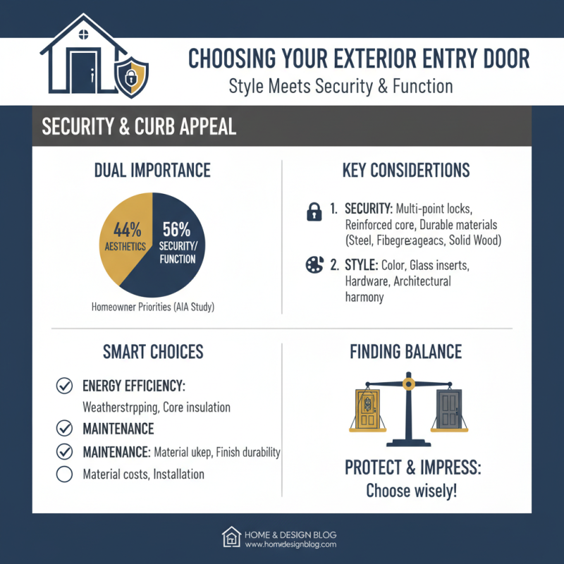 How to Choose the Best Exterior Entry Doors for Your Home?