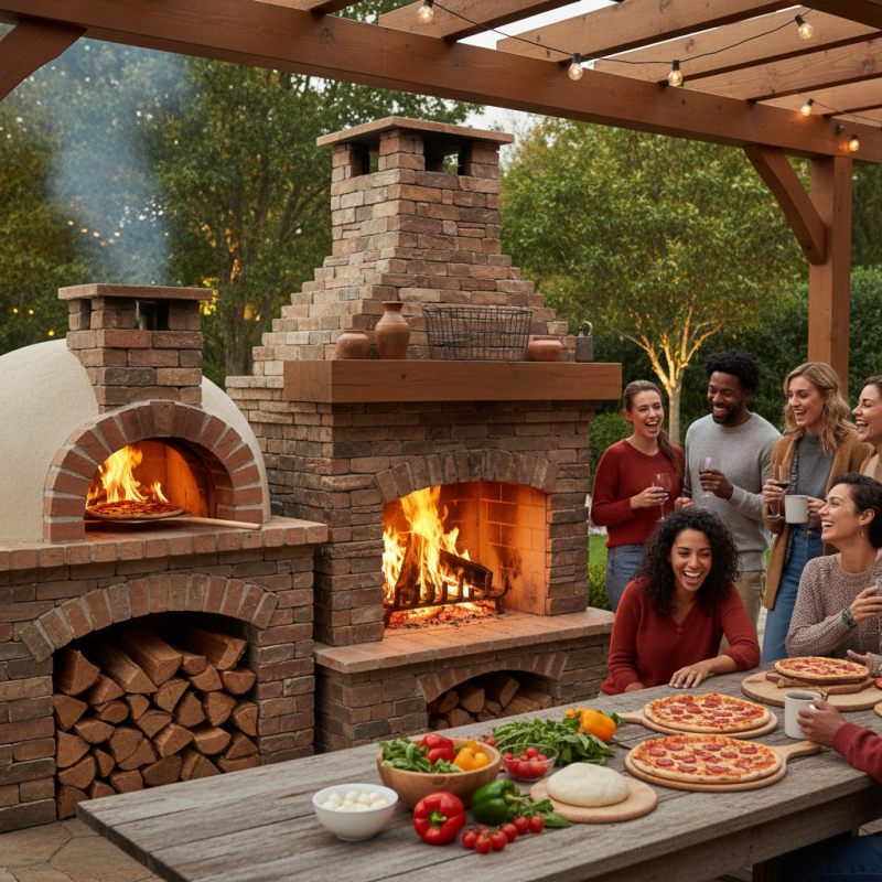 What is a Fireplace with Pizza Oven Outdoor and How Does It Work?