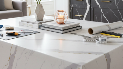 How to Use Faux Marble Sheets for Home Decor Projects?