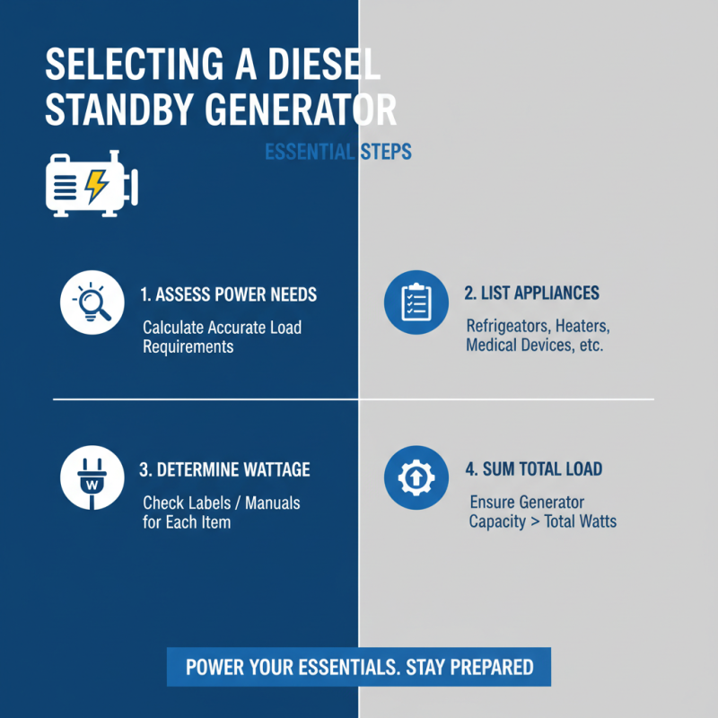 How to Choose the Best Diesel Standby Generator for Your Needs?