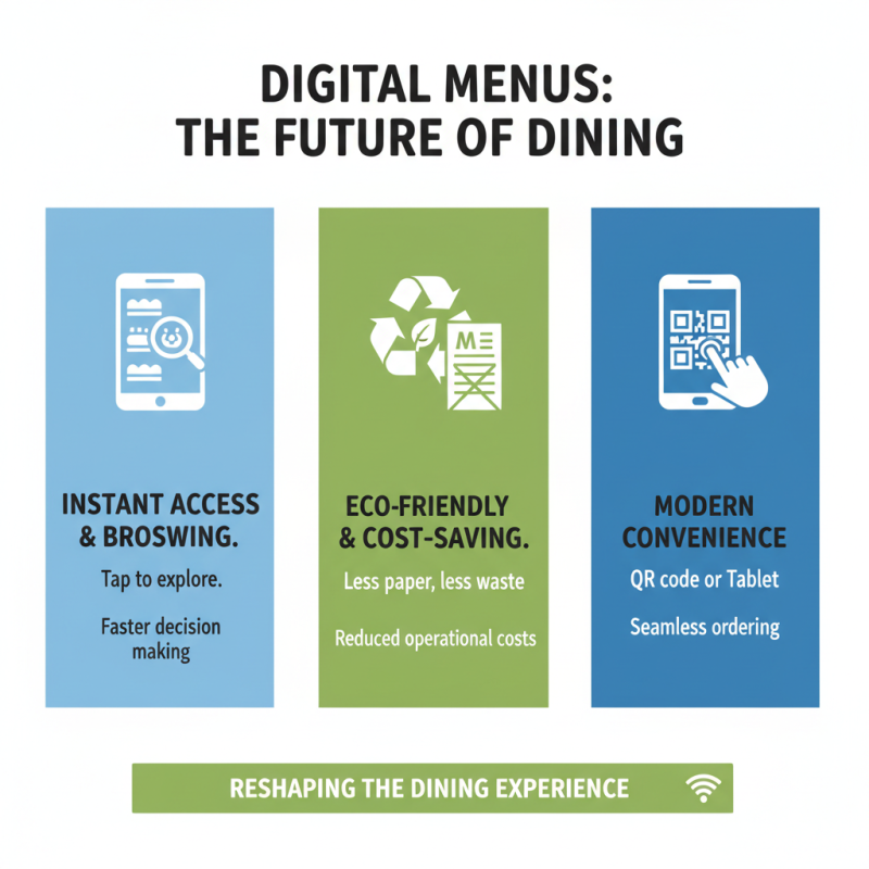 Top Benefits of Digital Menus for Restaurants Today?