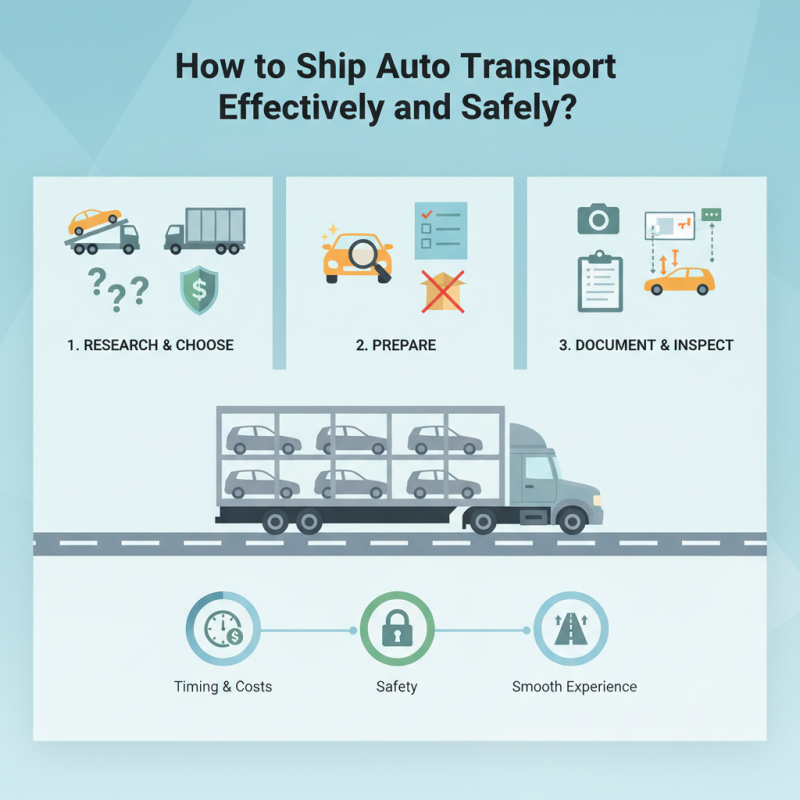 How to Ship Auto Transport Effectively and Safely?