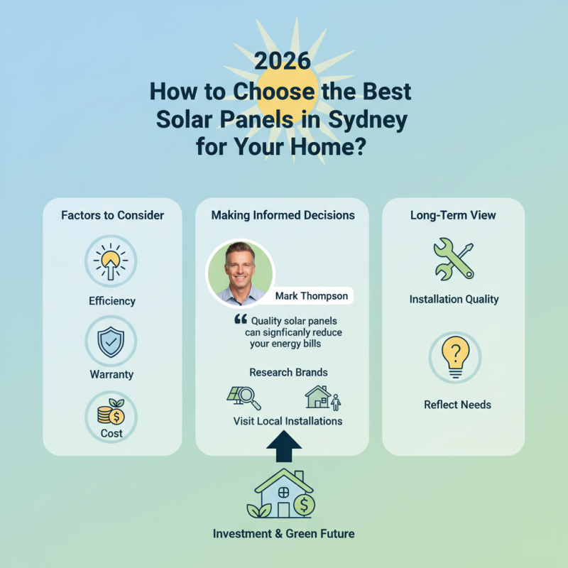 2026 How to Choose the Best Solar Panels in Sydney for Your Home?