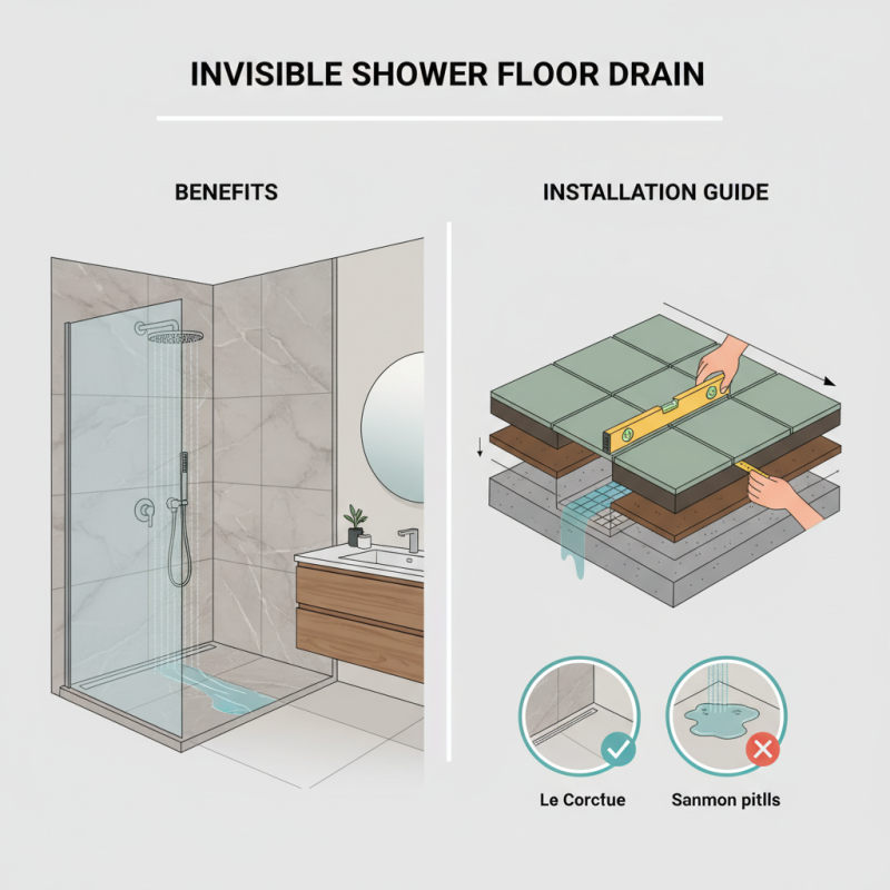 Invisible Shower Floor Drain Benefits and Installation Guide?