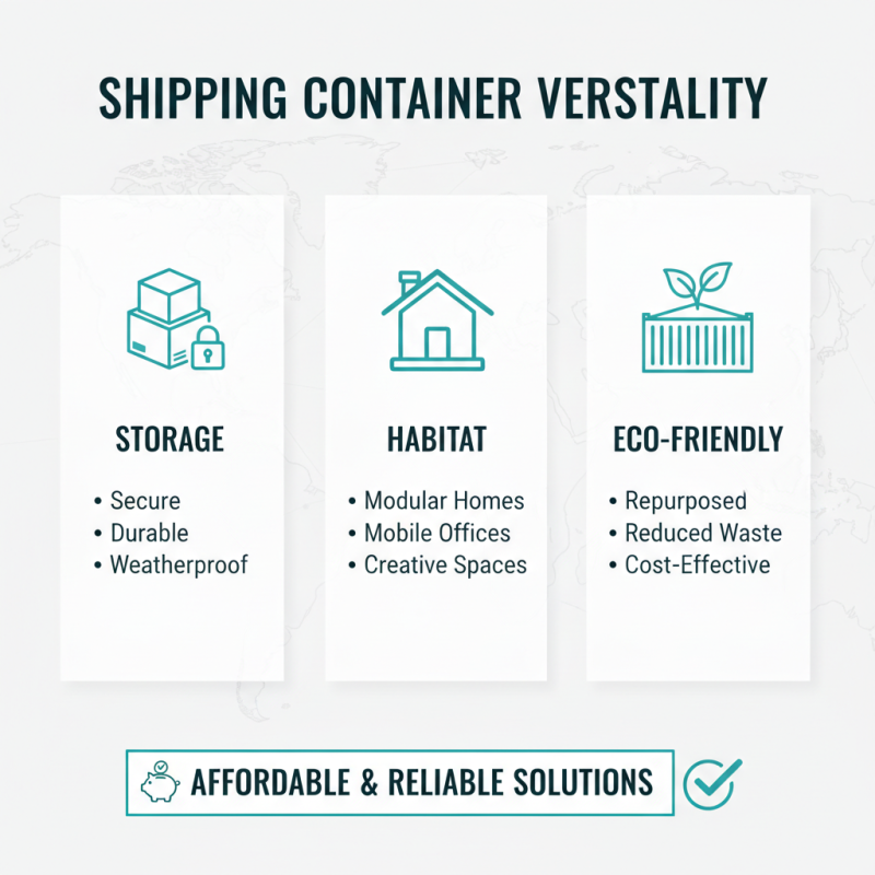 Top Reasons to Choose Second Hand Shipping Containers for Your Next Project?
