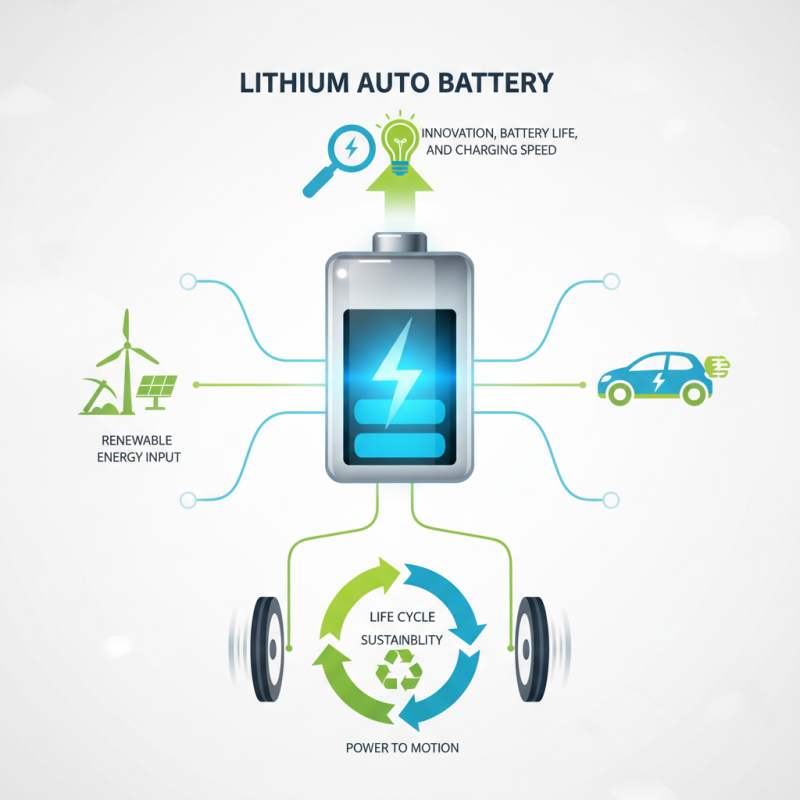 What is a lithium auto battery and how does it work?