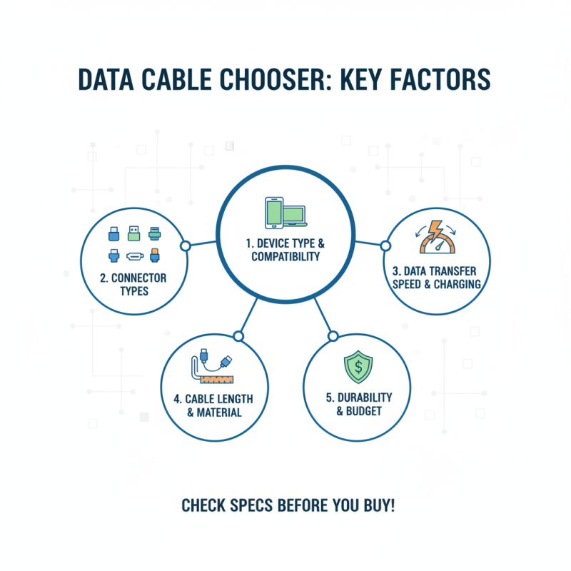 How to Choose the Right Data Cable for Your Devices?