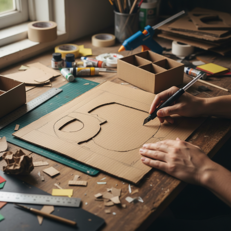 How to Use Hard Cardboard for Creative DIY Projects?