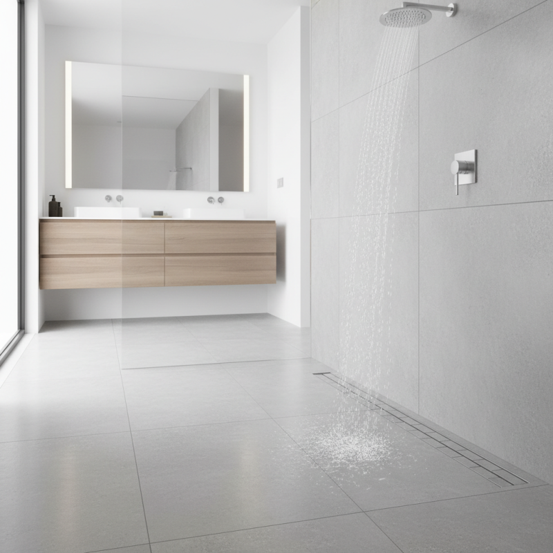 What Is an Invisible Shower Floor Drain and How Does It Work?