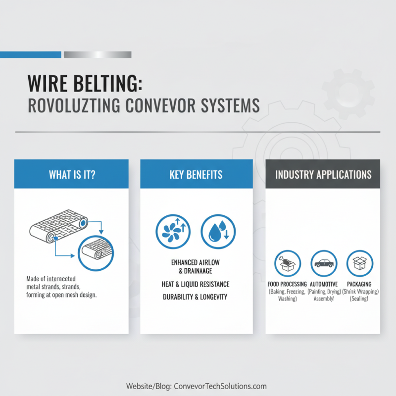 What is Wire Belting and How is it Used in Various Industries?