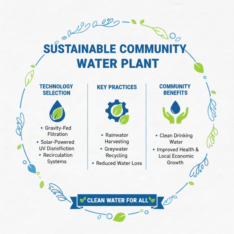 2026 How to Start a Sustainable Water Plant for Community Benefit?