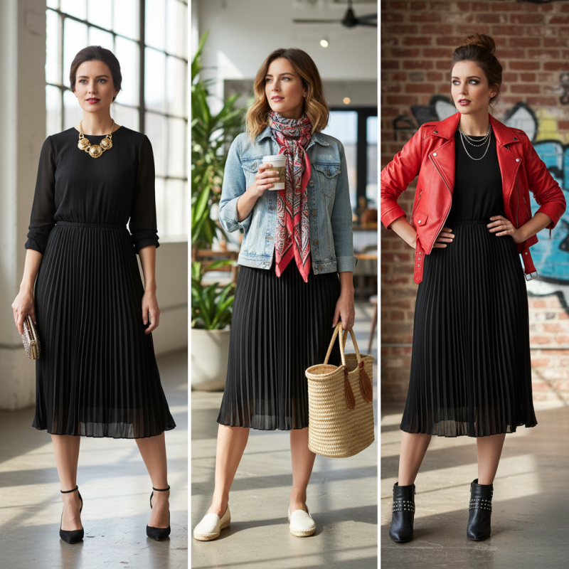 Expert Tips for Styling Your Black Pleated Dress for Any Occasion?
