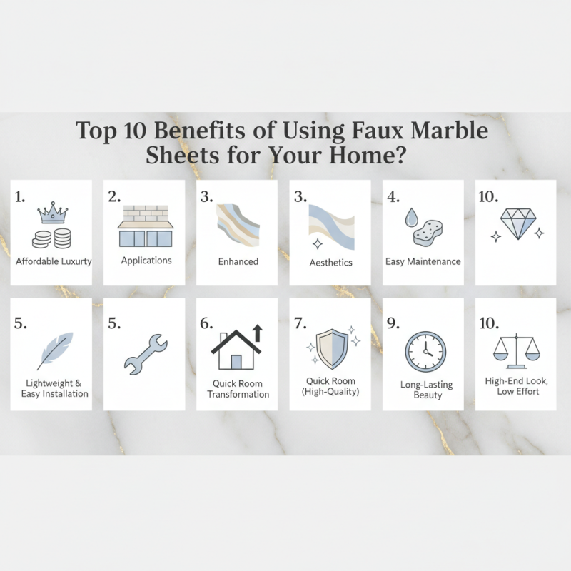 Top 10 Benefits of Using Faux Marble Sheets for Your Home?