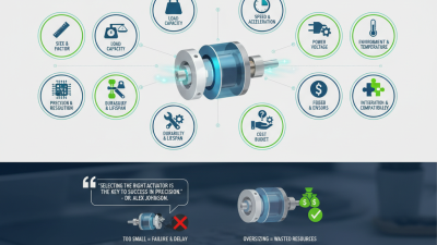 10 Essential Tips for Choosing a Voice Coil Linear Actuator?