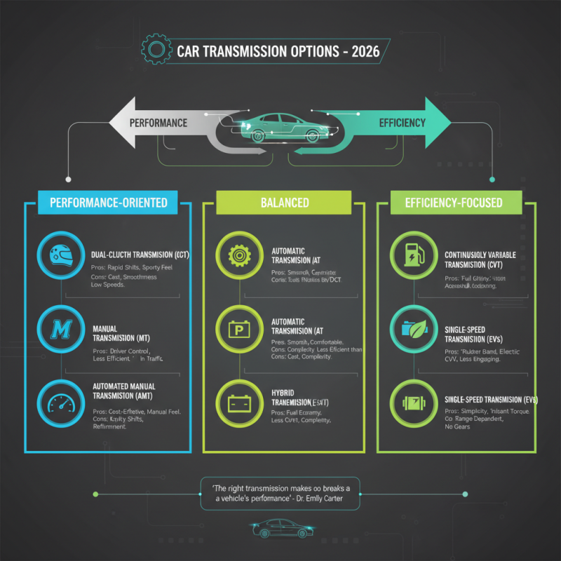 2026 Best Car Transmission Options for Performance and Efficiency?