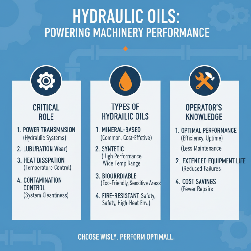 Why is Hydraulic Oil Essential for Machinery Performance?
