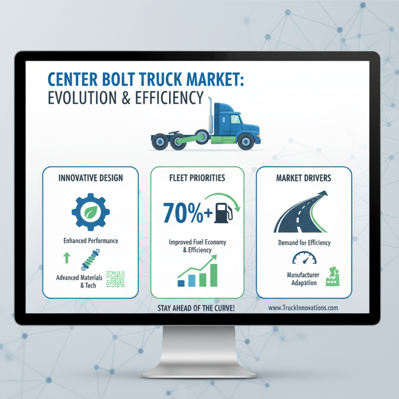 2026 Top Center Bolt Truck Features and Innovations to Watch?