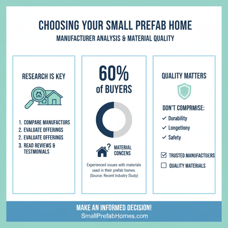 How to Choose the Best Small Prefab Homes for Your Needs?