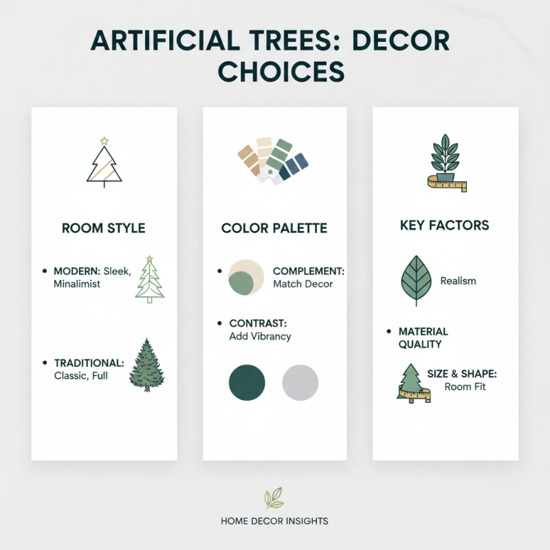 How to Choose the Best Artificial Trees for Your Home Decor?
