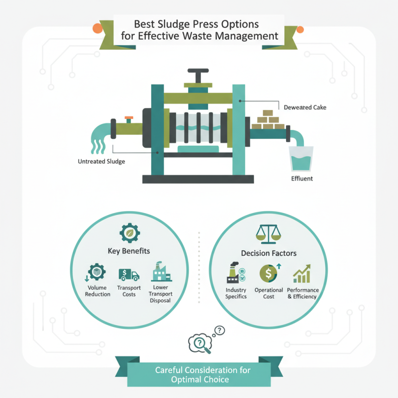 Best Sludge Press Options for Effective Waste Management?