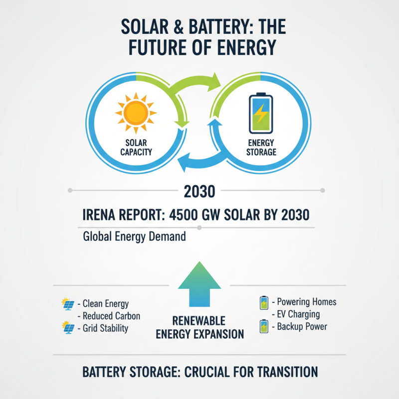 What is the relationship between solar and battery technology?