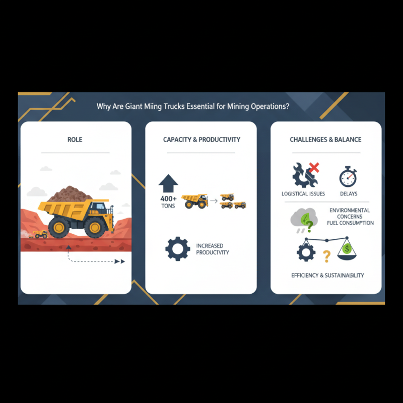Why Are Giant Mining Dump Trucks Essential for Mining Operations?