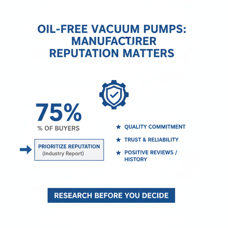 How to Choose the Best Oil Free Vacuum Pump for Your Needs?
