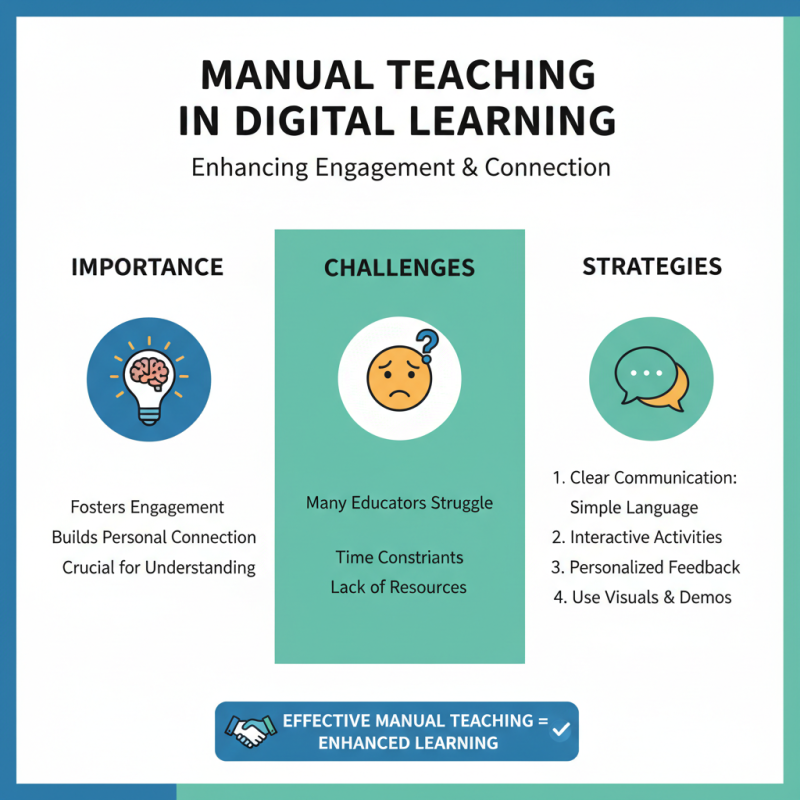 10 Tips for Optimizing the Manual Teaching Function in Digital Learning Platforms?