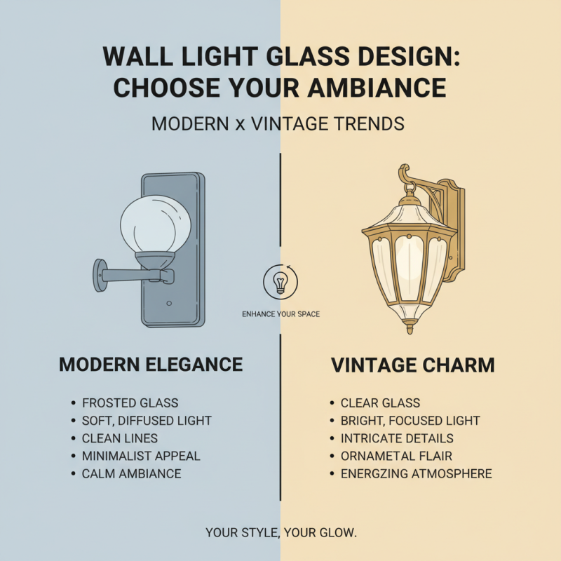 Wall Light Glass Tips for Choosing the Perfect Design?