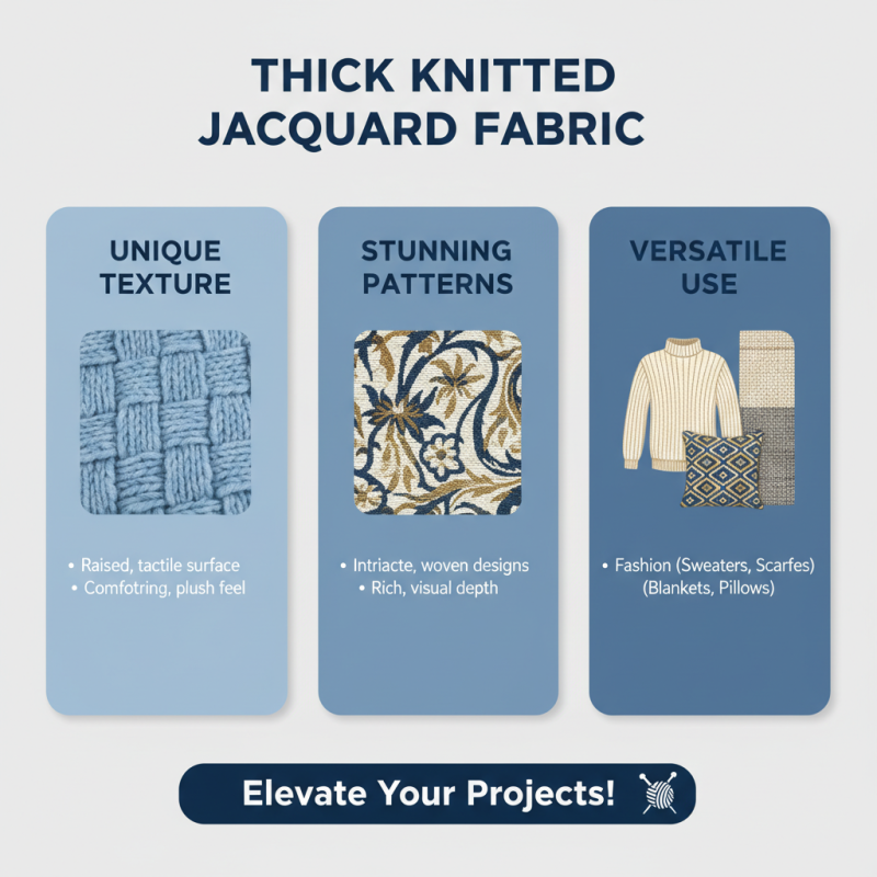 Why Choose Thick Knitted Jacquard Fabric for Your Projects?
