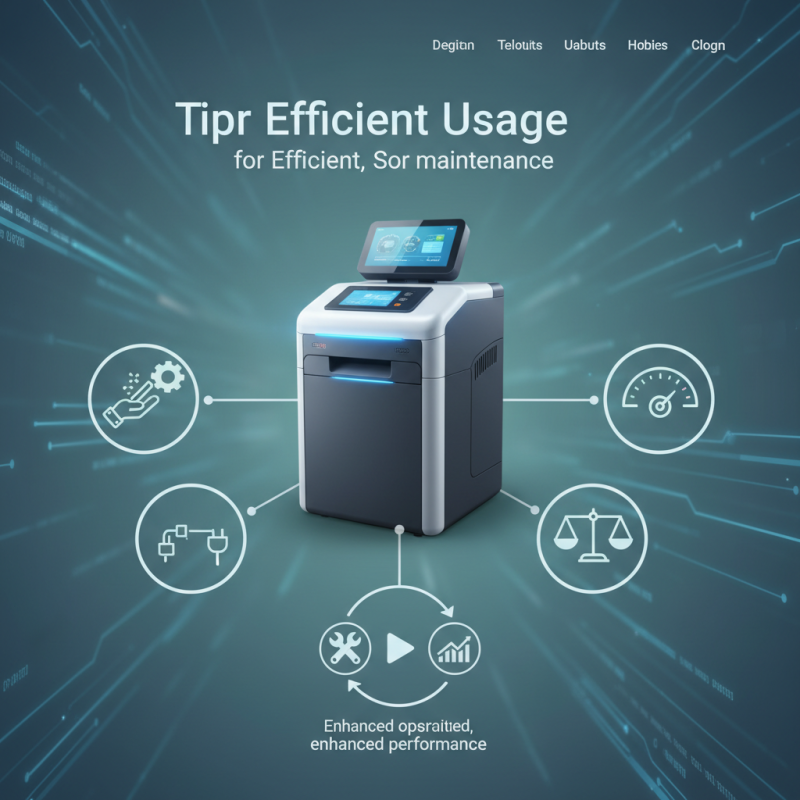 Digital Kiosk Printer Tips for Efficient Usage and Maintenance?