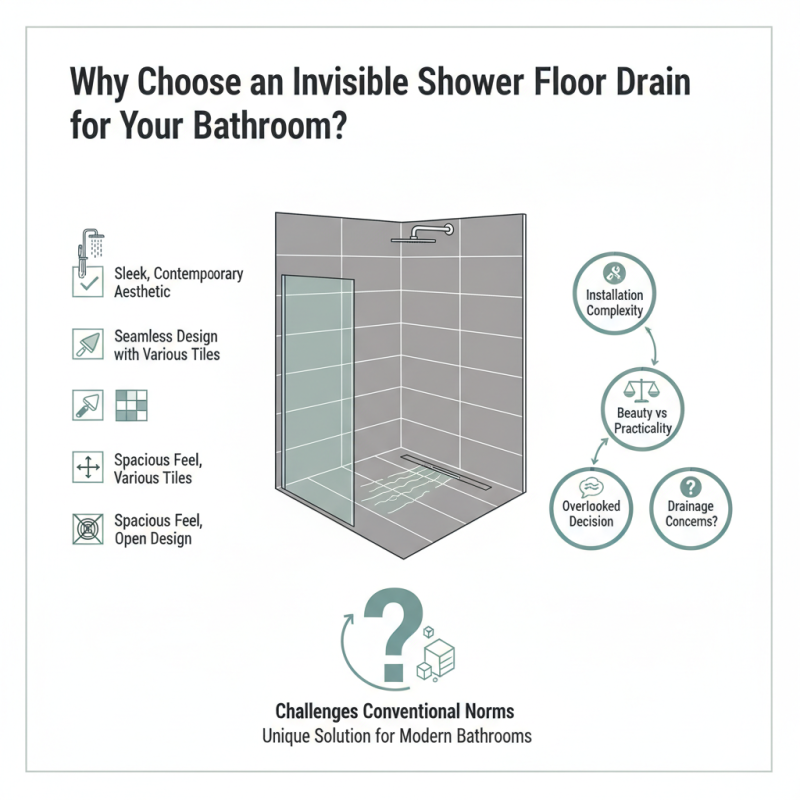 Why Choose an Invisible Shower Floor Drain for Your Bathroom?