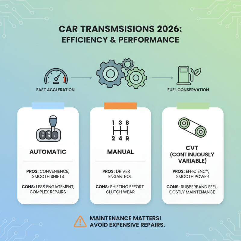 2026 Best Car Transmission Options for Performance and Efficiency?