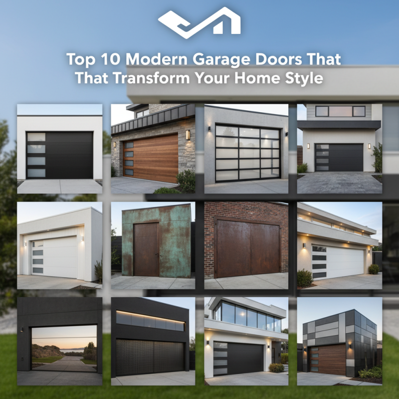 Top 10 Modern Garage Doors That Transform Your Home Style?