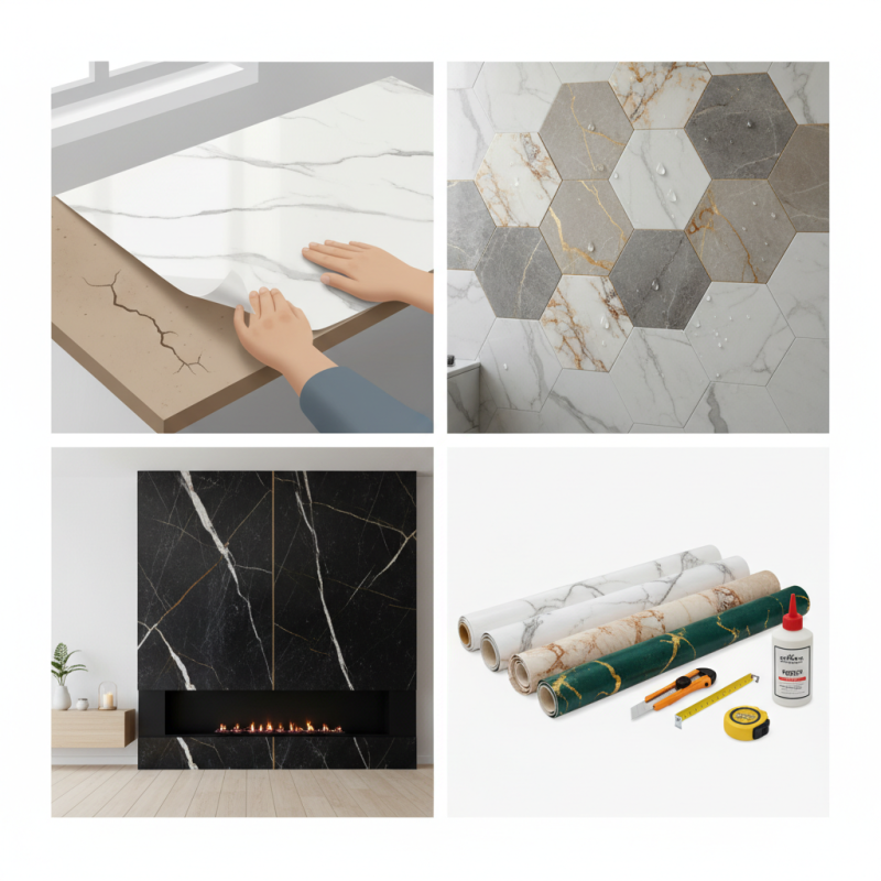 How to Use Faux Marble Sheets for Home Decor?