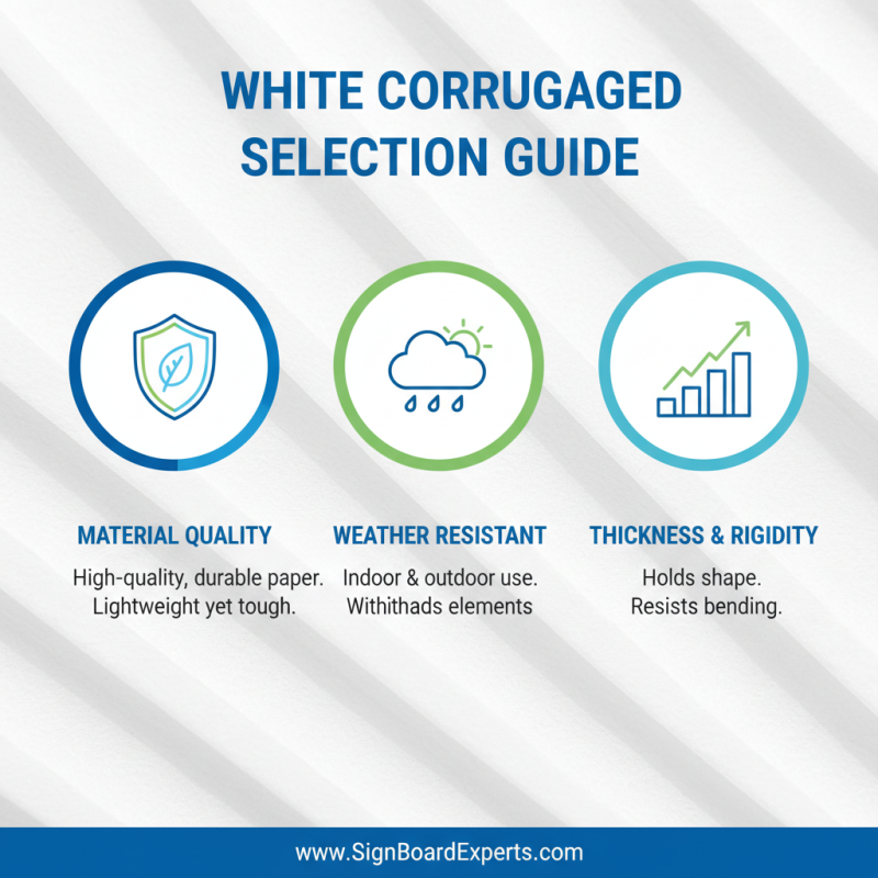 2026 How to Choose the Best White Corrugated Sign Board?