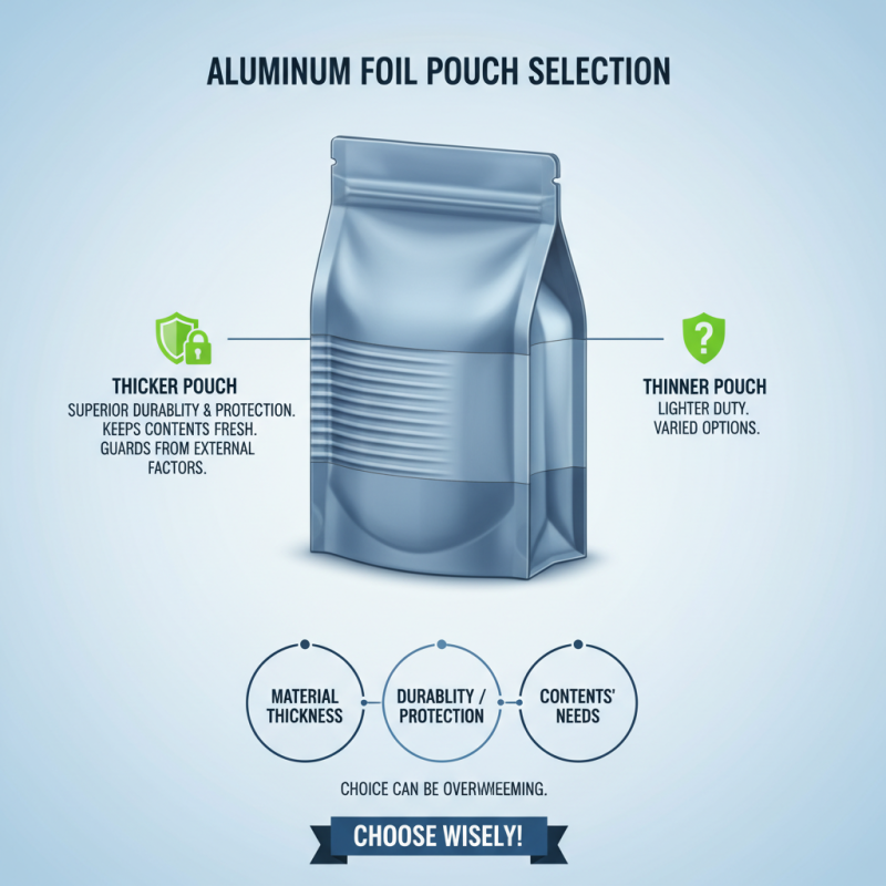 2026 Best Aluminium Foil Stand Up Pouch Options for Your Packaging Needs?