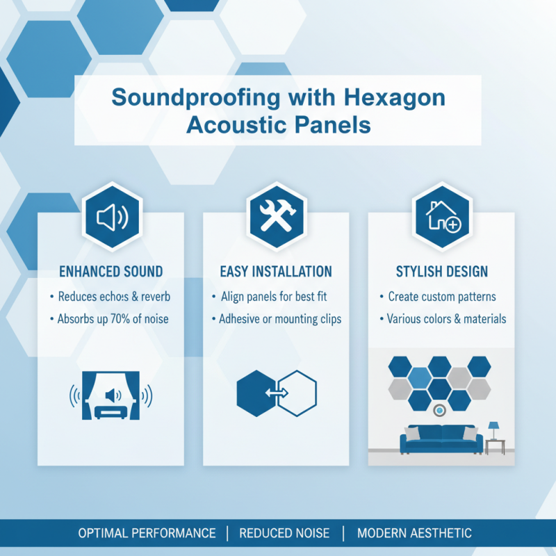 How to Use Hexagon Acoustic Panels for Soundproofing?