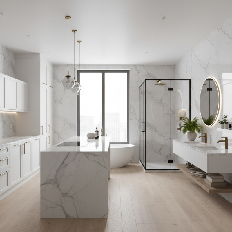 How to Choose Faux Marble Sheets for Your Home Renovation?